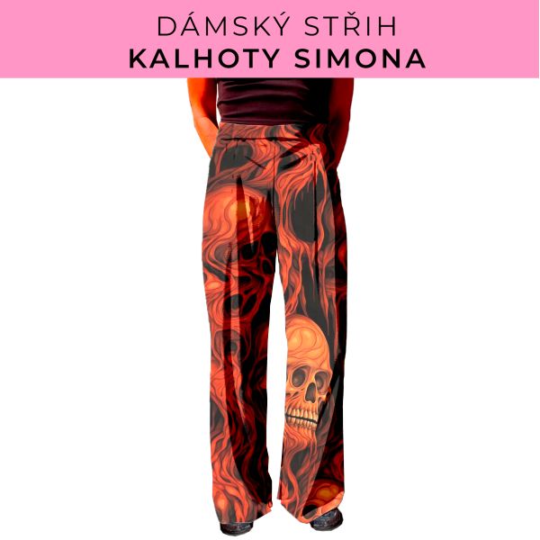 Dámský střih - kalhoty Simona