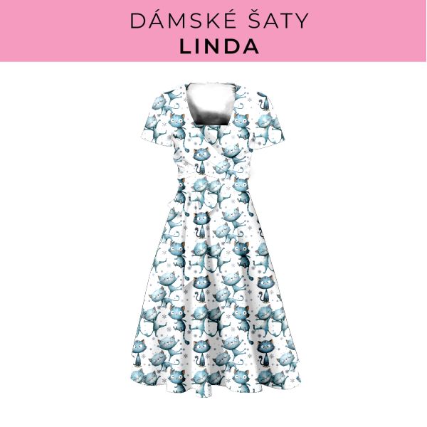 DÁMSKÝ střih - šaty Linda