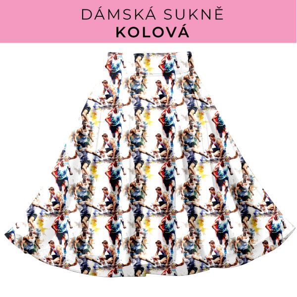 DÁMSKÝ střih - Kolová sukně