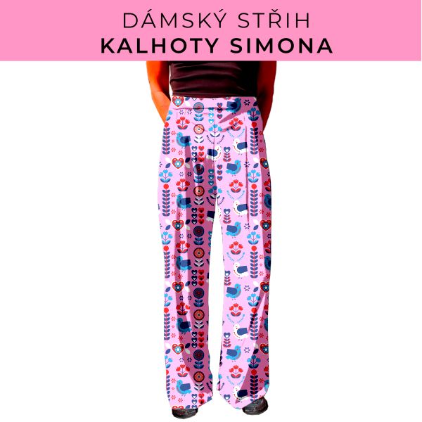 Dámský střih - kalhoty Simona