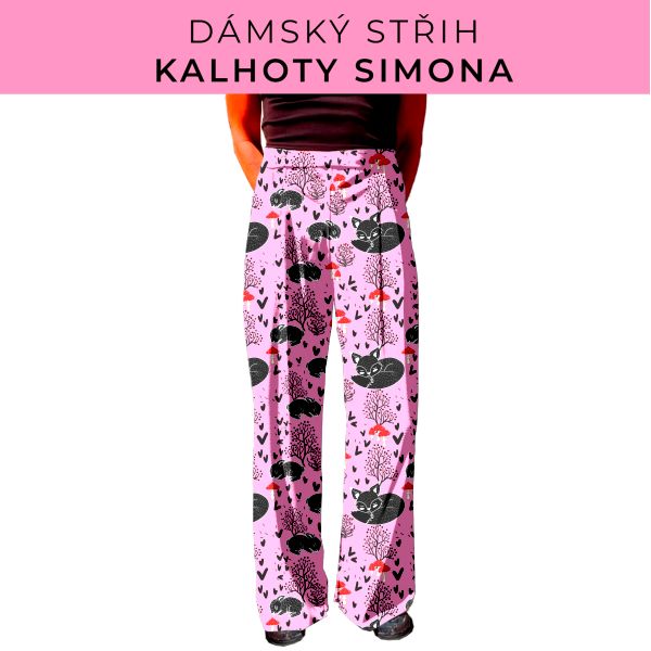 Dámský střih - kalhoty Simona