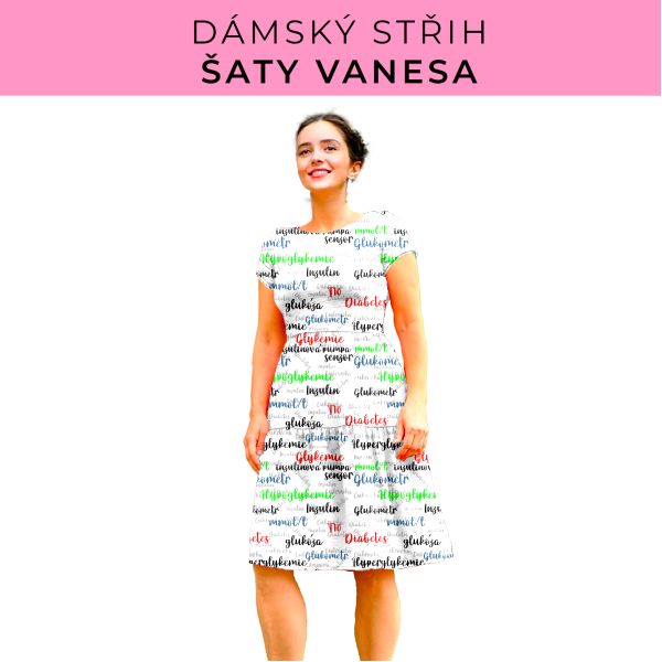 Dámský střih šaty Vanesa