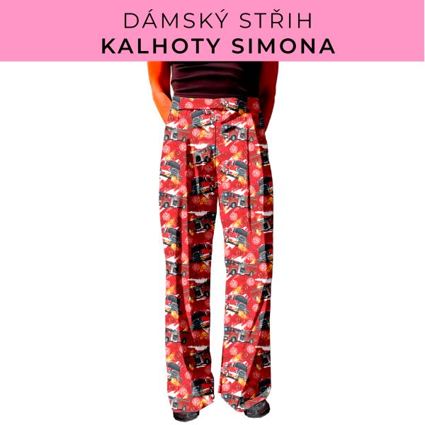 Dámský střih - kalhoty Simona