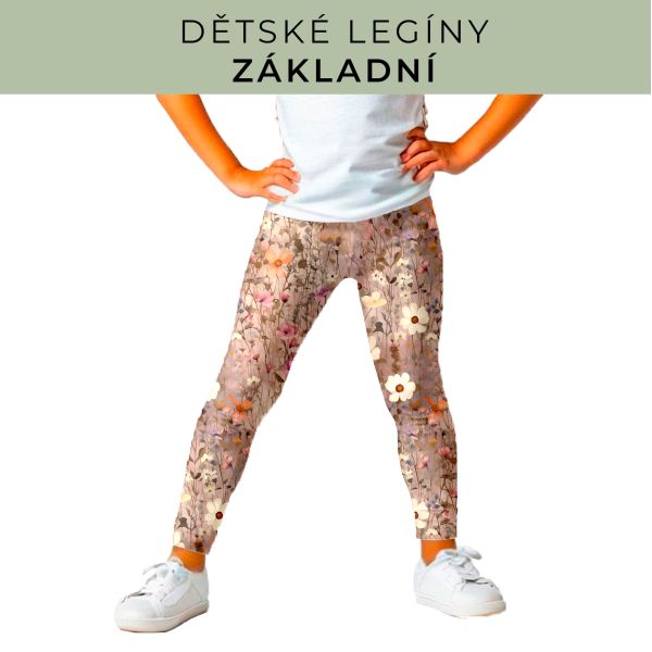DĚTSKÝ střih - legíny základní