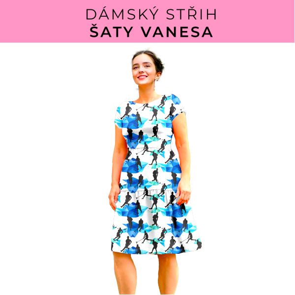 Dámský střih šaty Vanesa