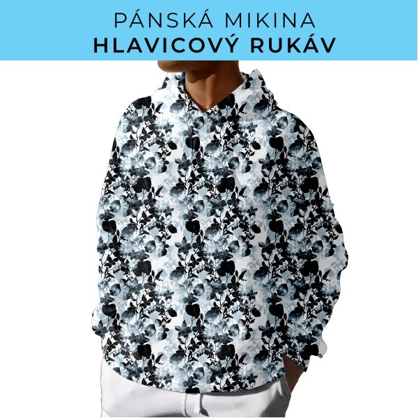 PÁNSKÝ střih - mikina s kapucí