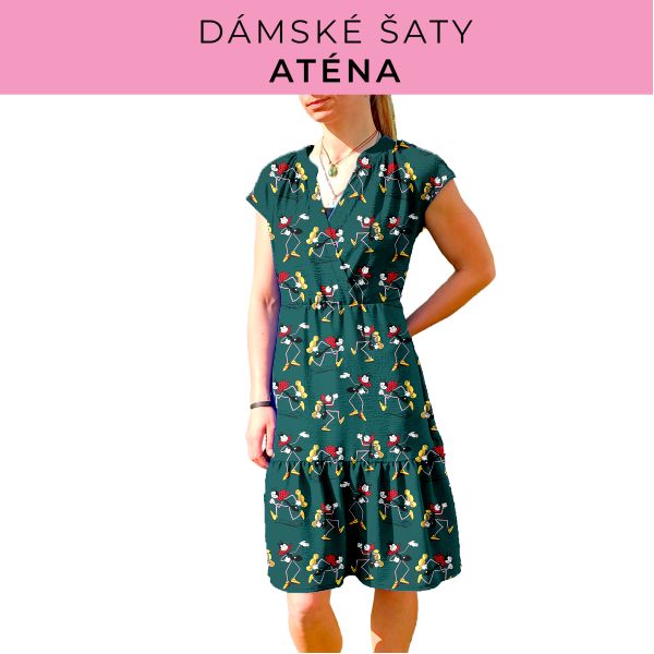 DÁMSKÝ střih - šaty Aténa