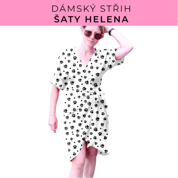 Dámský střih na šaty  Helena