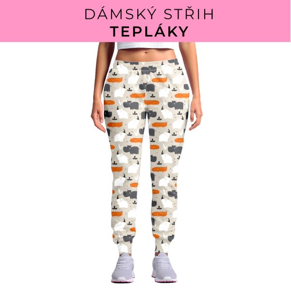 DÁMSKÝ střih - tepláky