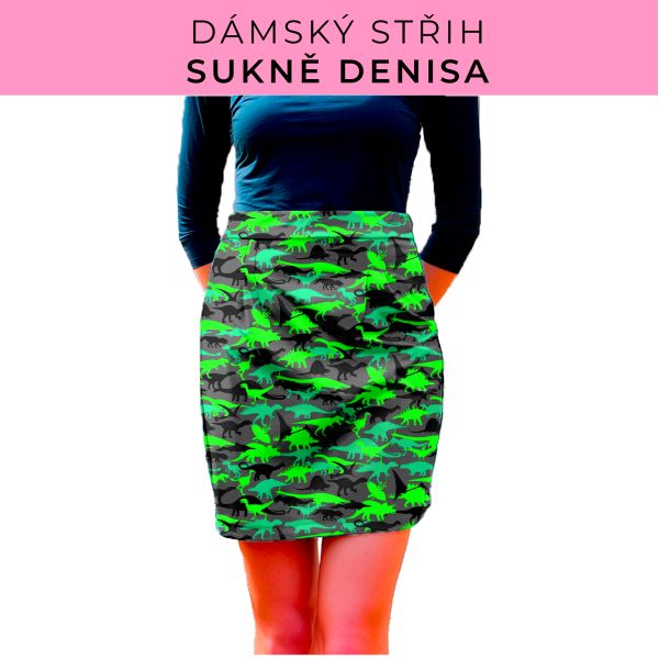 Dámský střih - Dámská sukně Denisa