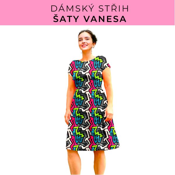Dámský střih šaty Vanesa
