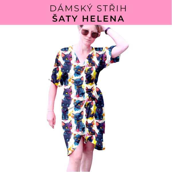 Dámský střih na šaty  Helena
