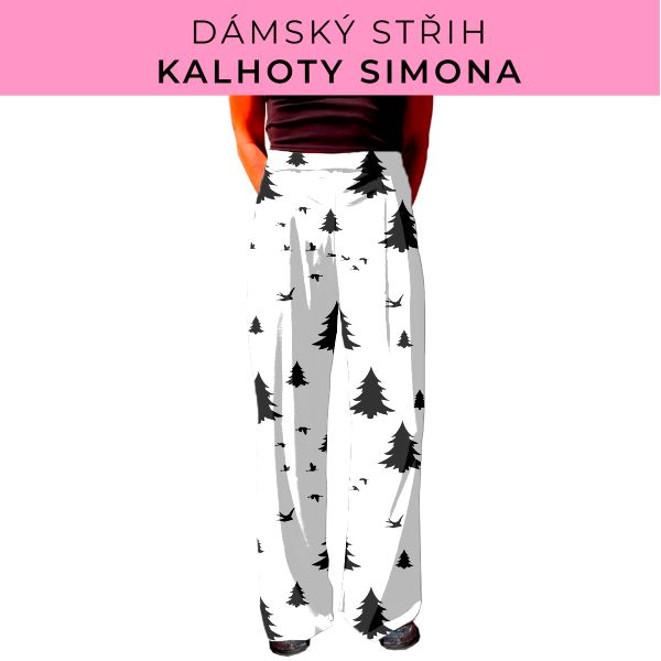 Dámský střih - kalhoty Simona