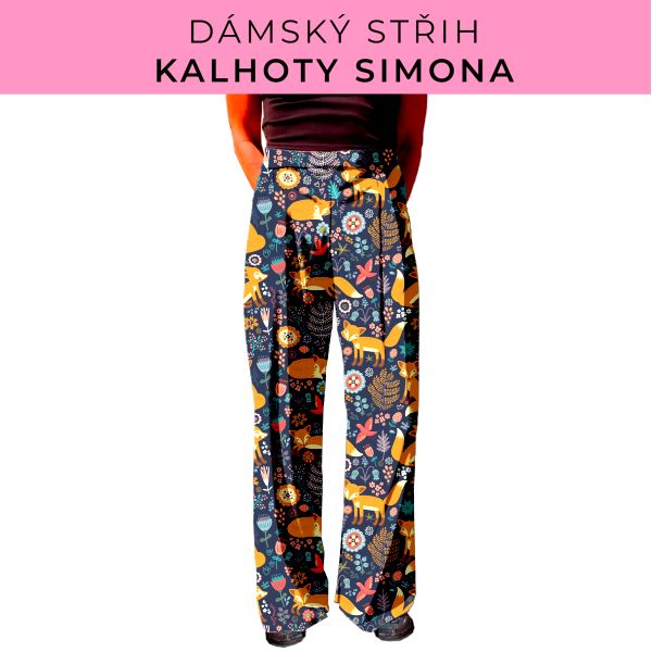 Dámský střih - kalhoty Simona