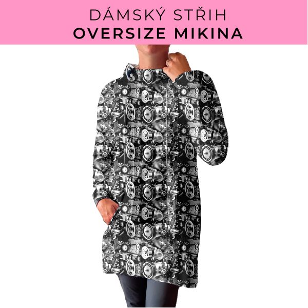 DÁMSKÝ střih - Oversize mikina
