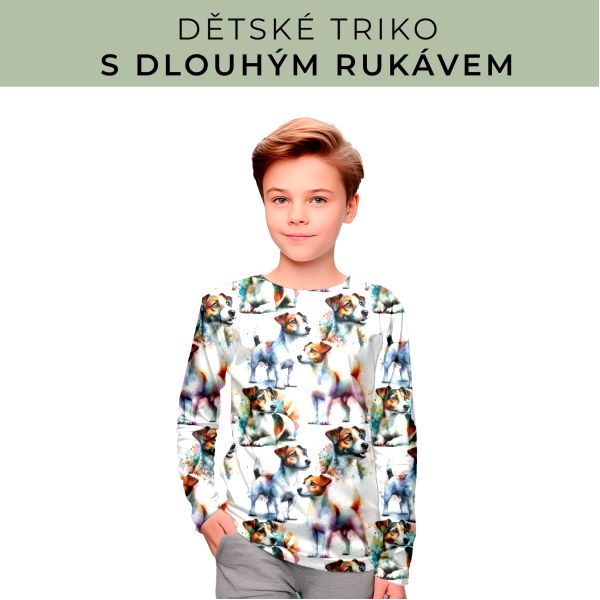 DĚTSKÝ střih - triko dlouhý rukáv