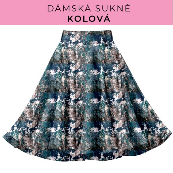 DÁMSKÝ střih - Kolová sukně