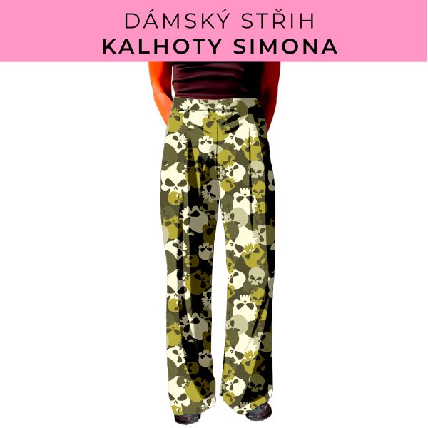 Dámský střih - kalhoty Simona