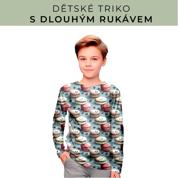 DĚTSKÝ střih - triko dlouhý rukáv