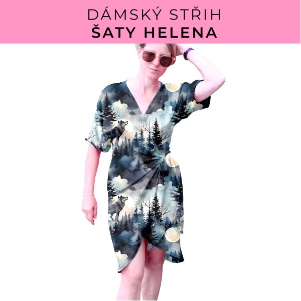 Dámský střih na šaty  Helena