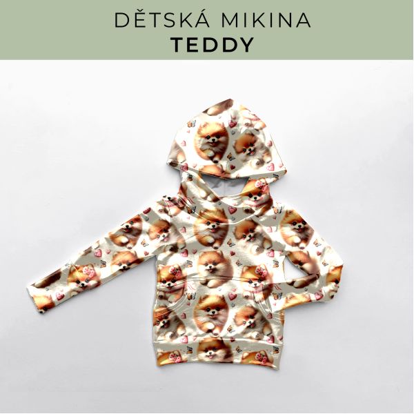 DĚTSKÝ střih - Mikina Teddy