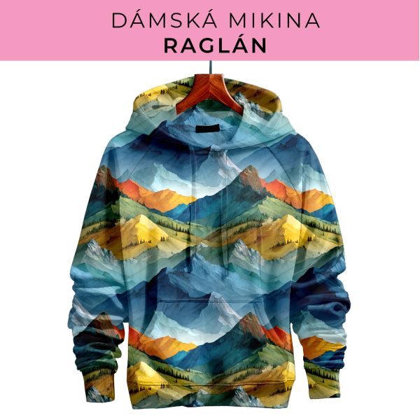 DÁMSKÝ střih - mikina raglán