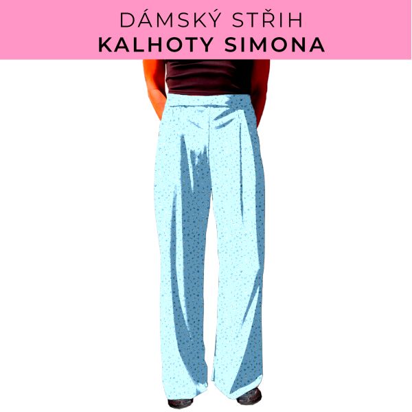 Dámský střih - kalhoty Simona