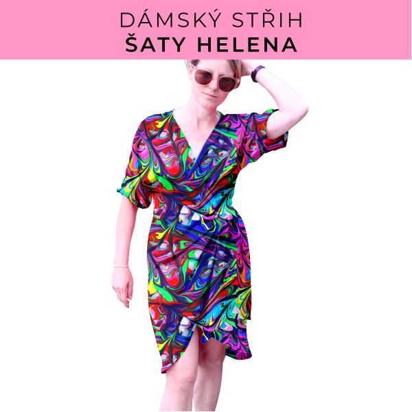 Dámský střih na šaty  Helena