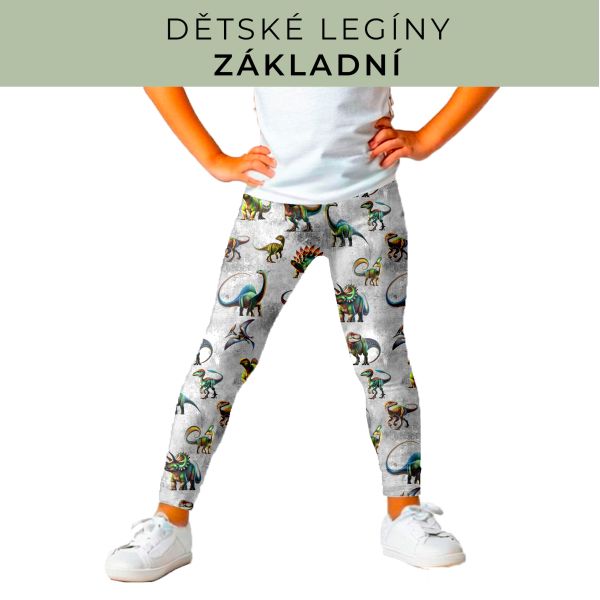 DĚTSKÝ střih - legíny základní