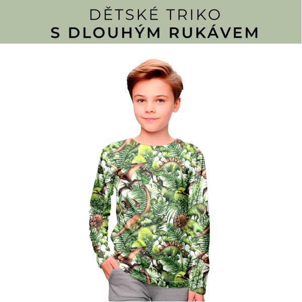 DĚTSKÝ střih - triko dlouhý rukáv