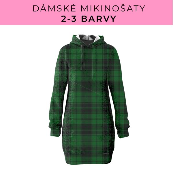 DÁMSKÝ střih - Mikinošaty 2-3 barvy
