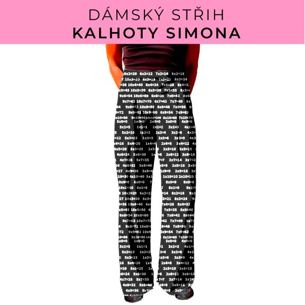 Dámský střih - kalhoty Simona
