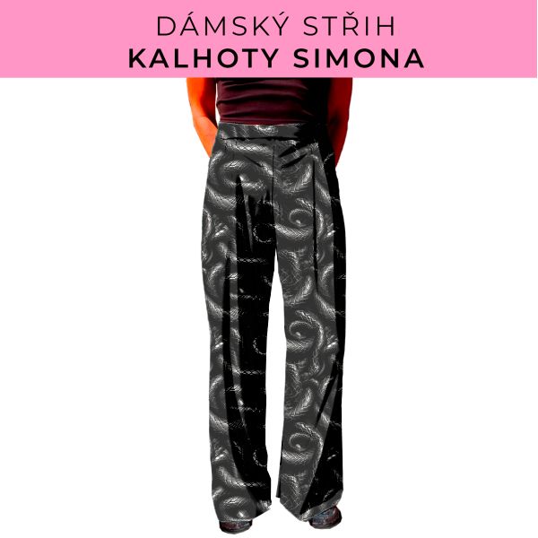 Dámský střih - kalhoty Simona