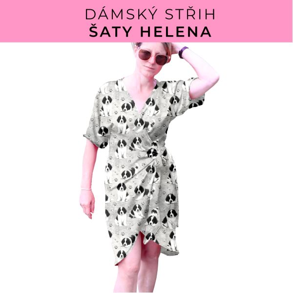 Dámský střih na šaty  Helena