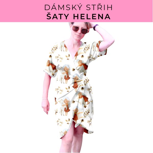 Dámský střih na šaty  Helena