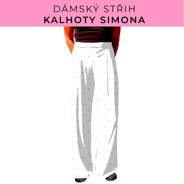 Dámský střih - kalhoty Simona