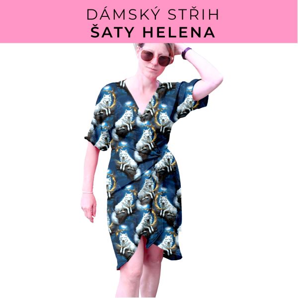Dámský střih na šaty  Helena