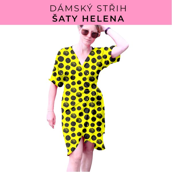 Dámský střih na šaty  Helena