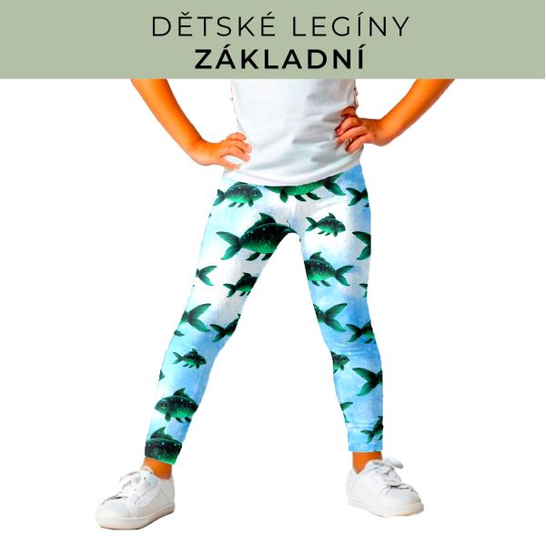 DĚTSKÝ střih - legíny základní