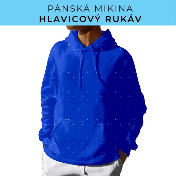 PÁNSKÝ střih - mikina s kapucí
