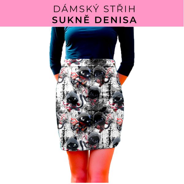 Dámský střih - Dámská sukně Denisa