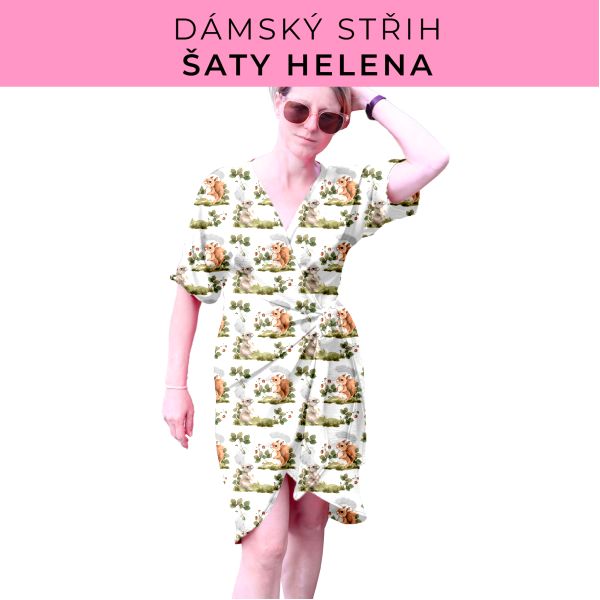 Dámský střih na šaty  Helena