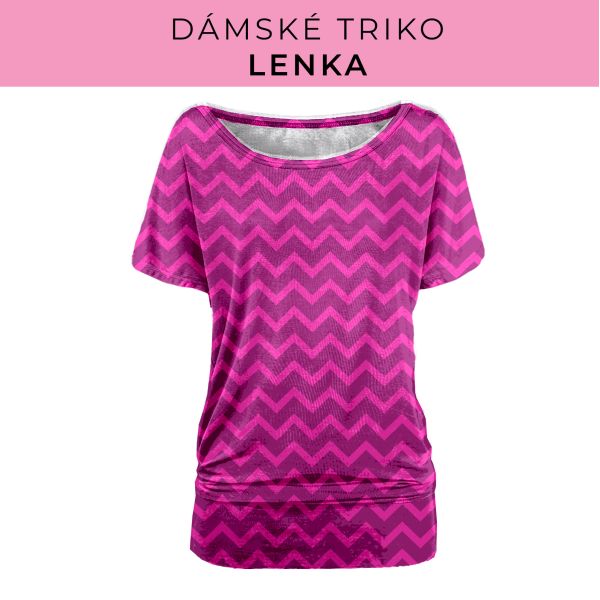 DÁMSKÝ střih - Triko Lenka