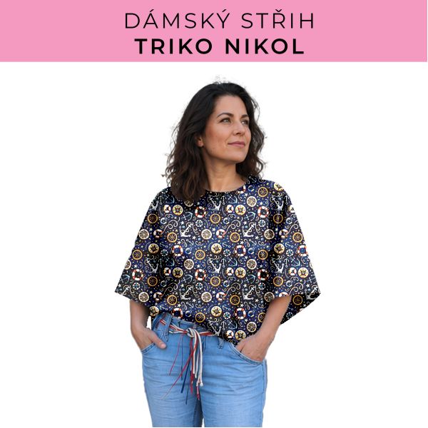Dámský střih -  triko Nikol