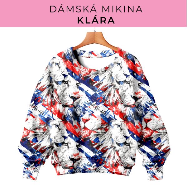 DÁMSKÝ střih - mikina Klára