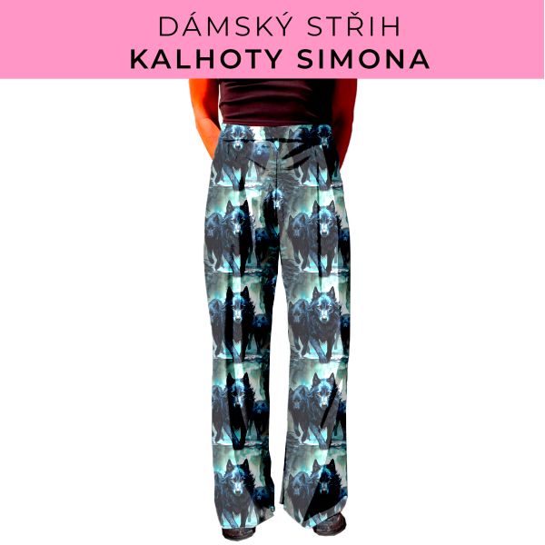 Dámský střih - kalhoty Simona