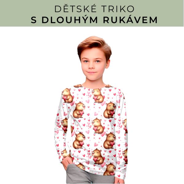 DĚTSKÝ střih - triko dlouhý rukáv