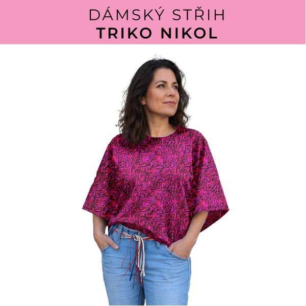 Dámský střih -  triko Nikol