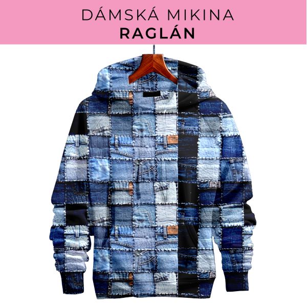 DÁMSKÝ střih - mikina raglán