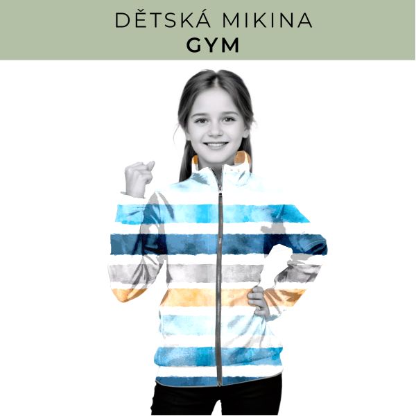 Dětská střih - mikina GYM